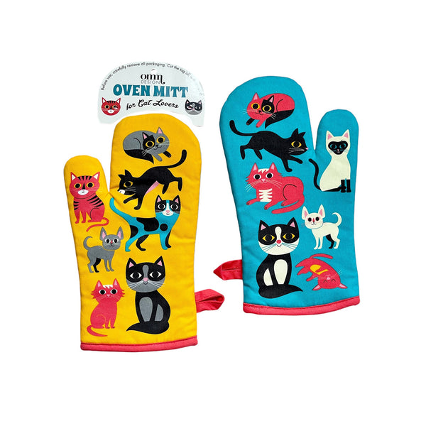 Cat Oven Mitts OMM Design