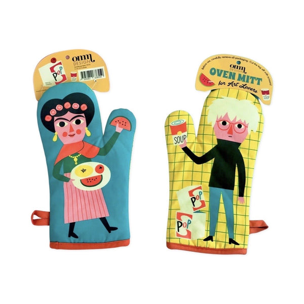 Frida Andy Artist Oven Mitts